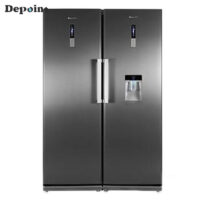 یخچال فریزر دوقلو دیپوینت D4S نقره ای