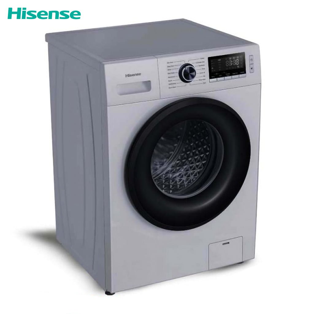 ماشین لباسشویی هایسنس WFKV8010DS نقره ای