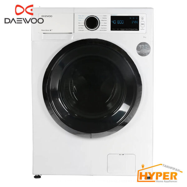 ماشین لباسشویی دوو DWK-Life821TT سفید 8 کیلویی - Image 1