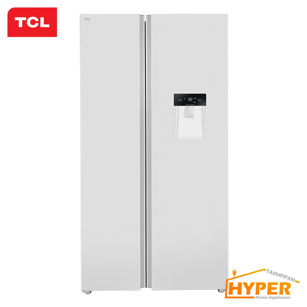 یخچال فریزر ساید بای ساید تی سی ال S545 AWD سفید