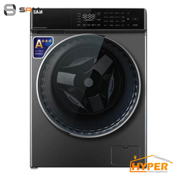 ماشین لباسشویی سام DD-P1485I اینوکس 9 کیلویی