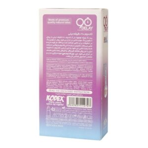 کاندوم تاخیری کدکس مدل 90DELAY