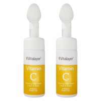 فوم شستشو صورت ویتالیر مدل VITAMIN C حجم 150 میلی لیتر مجموعه 2 عددی
