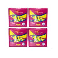 پد بهداشتی روزانه تافته مدل panty plus مجموعه 4 عددی