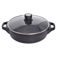تابه گرانیت یونیک طرح هلیوس کد 8932 سایز 28 به همراه دستگیره