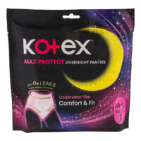 نوار بهداشتی شورتی متوسط شب کوتکس مدل MAX سایز بزرگ بسته 2 عددی