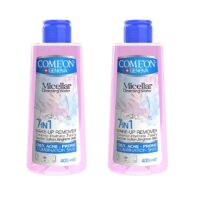 آب پاک کننده آرایش صورت کامان مدل COMBINATION حجم 400 میلی لیتر مجموعه 2 عددی
