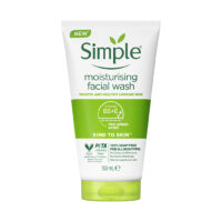 ژل شست‌وشوی صورت سیمپل مدل moisturising حجم 150 میلی‌لیتر