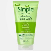 ژل شست‌وشوی صورت سیمپل مدل kind to skin حجم 150 میلی‌لیتر