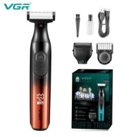 ماشین اصلاح وی جی آر مدل VGR V-361 مشکی قرمز ضد آب