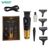 ماشین اصلاح وی جی آر مدل VGR V-879T مشکی طلایی