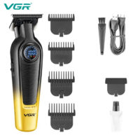 ماشین اصلاح وی جی آر مدل VGR V-996 مشکی طلایی